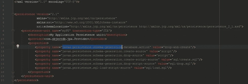 persistence.xml file