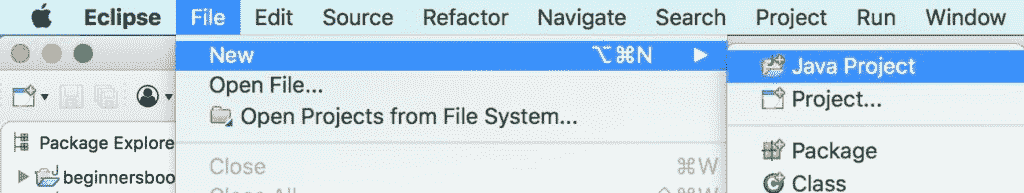 New Project in Java 9