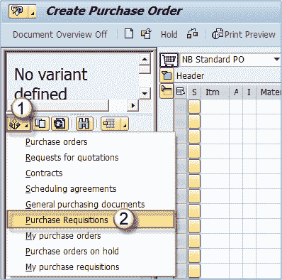 How to Create Purchase Order with Reference ME58 | ME21N in SAP