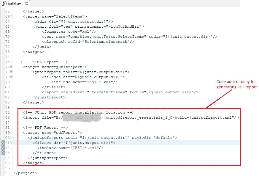 ANT buildfile