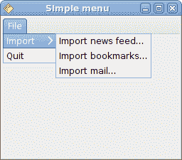 Submenu