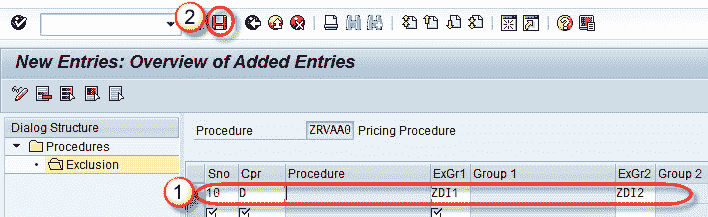 Condition Exclusion Group in SAP using Tcode OV31