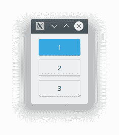 pyqt vertical layout