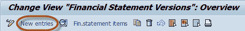 How to create Financial Statement Version (FSV) in SAP