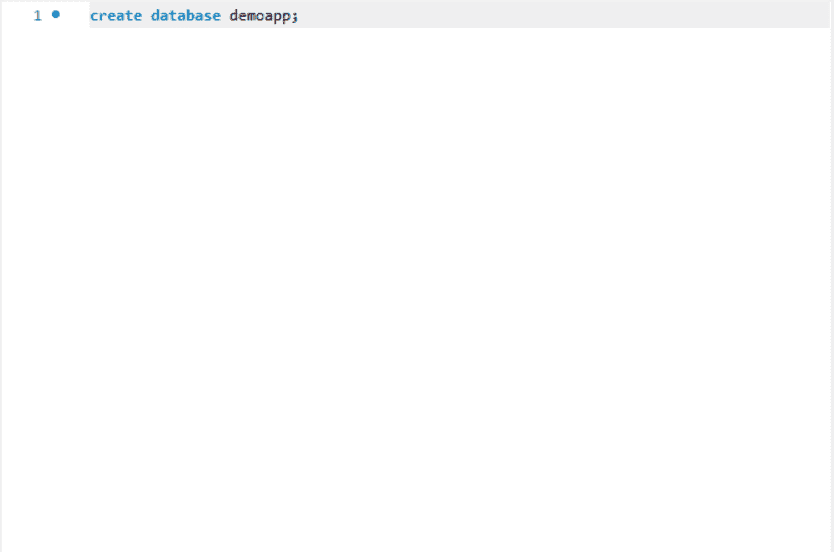 create database mysql java