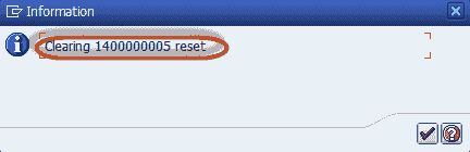 FBRA: How to Reset Cleared Items in SAP