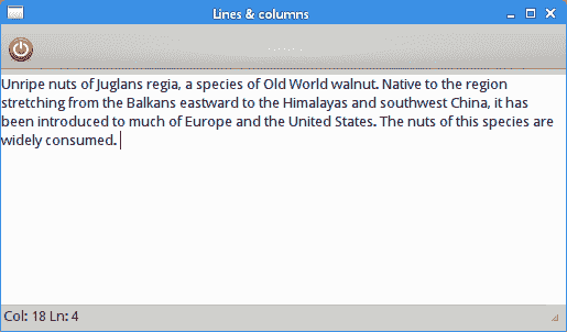 Lines and columns