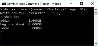 Database is created