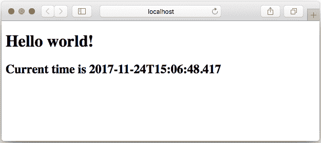 JSP page output