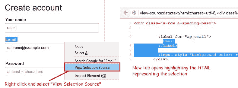 View Selection Source
