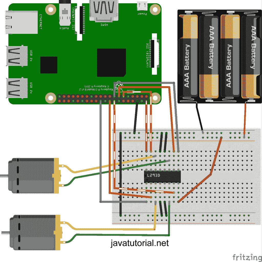 Raspberry Pi control 2 motors