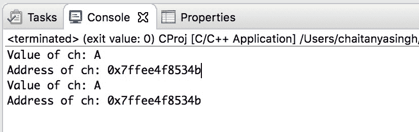 C program to create, initialize and access a pointer variable