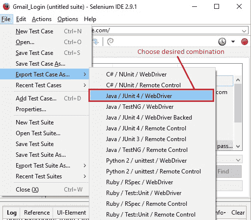 Export_testcase