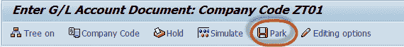 G/L Document Tutorial: Park, Hold, Posting with Refrence in SAP