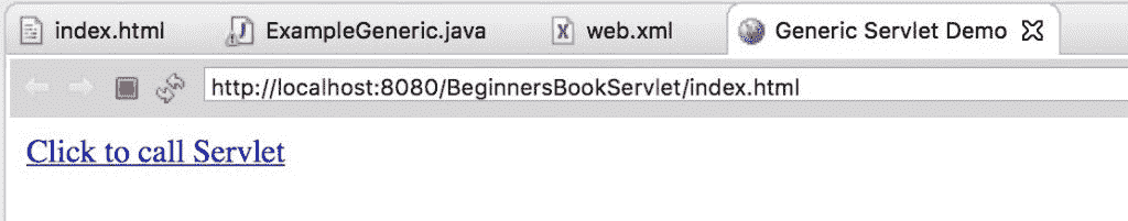 Generic Servlet Output_1