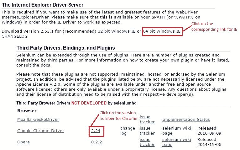 Browser download