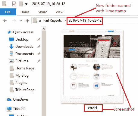 Failure report