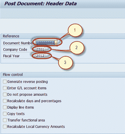 G/L Document Tutorial: Park, Hold, Posting with Refrence in SAP