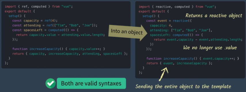 `reactive`語法