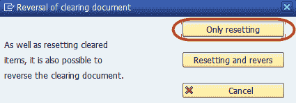 FBRA: How to Reset Cleared Items in SAP