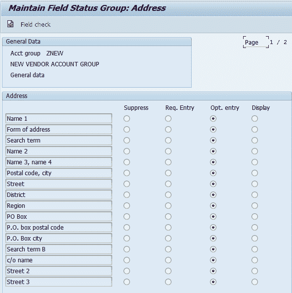How To Create a Vendor Account Group in SAP FICO