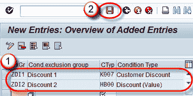 Condition Exclusion Group in SAP using Tcode OV31