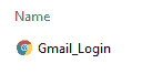 Saved file