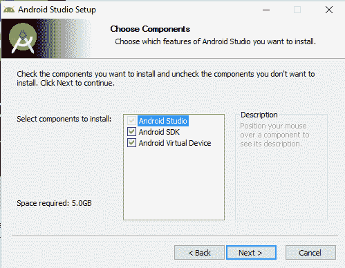 Step 2: Choose components