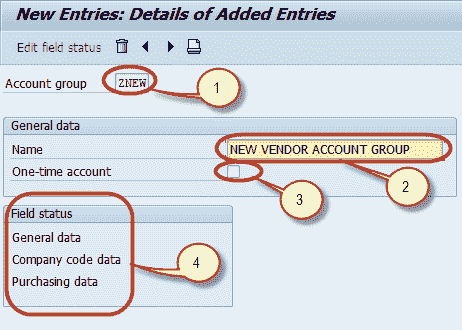 How To Create a Vendor Account Group in SAP FICO