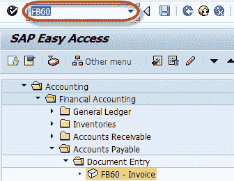 FB60 in SAP: How to post a Purchase Invoice