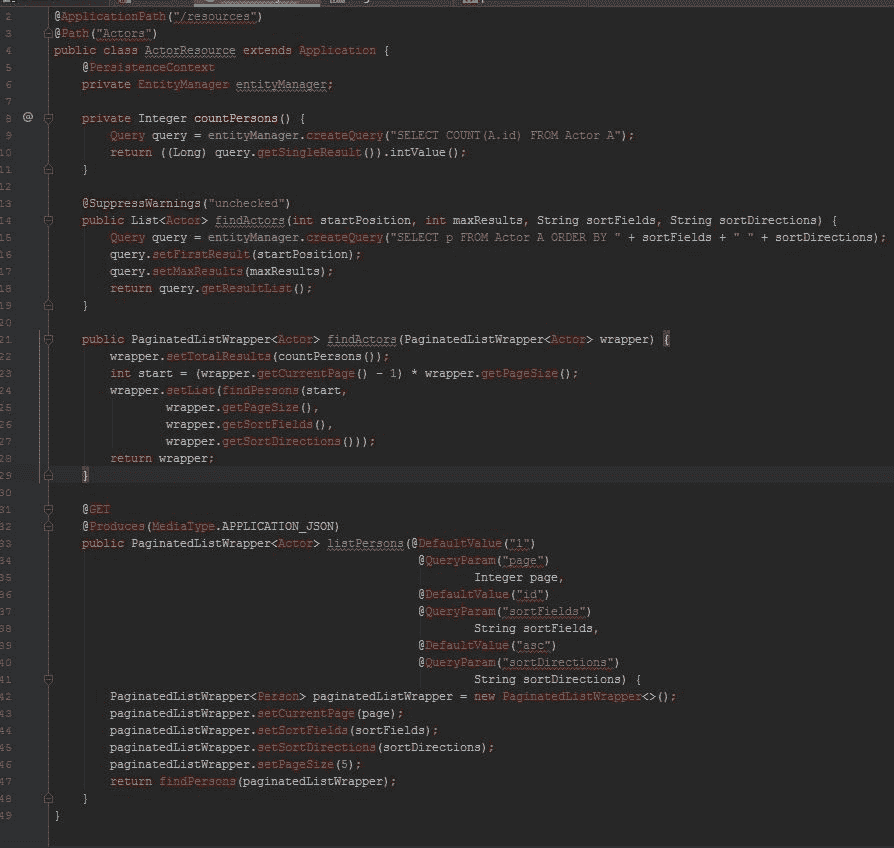 Web-service class