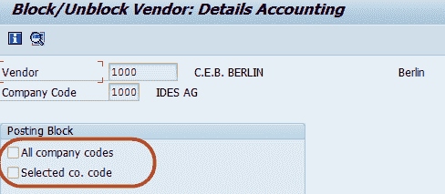 How to Block or Delete a Vendor in SAP FICO