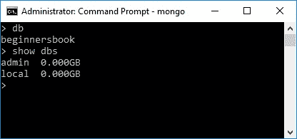 show dbs command list all databases