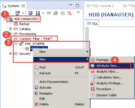 SAP HANA Attribute View Tutorial
