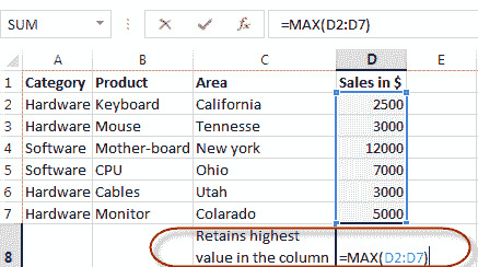 Excel Formula Interview Questions