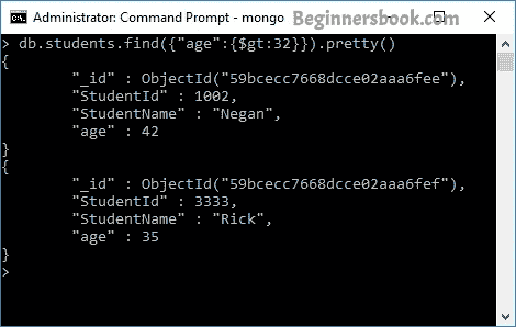 MongoDB Query Document GreaterThan Criteria