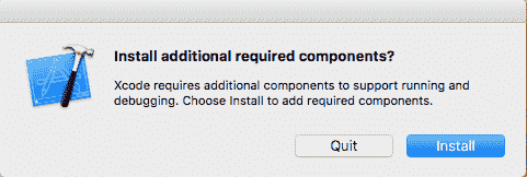 Install Additional XCode Components