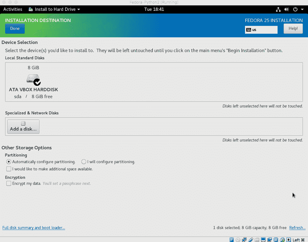 Install on Virtual Hard Disk