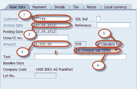 How to Create Customer Sales Invoice FB70 in SAP FICO