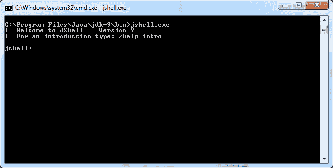 Start JShell