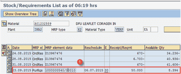 SAP MRP (Material Requirement Planning) Tutorial: MD01, MD02, MD04
