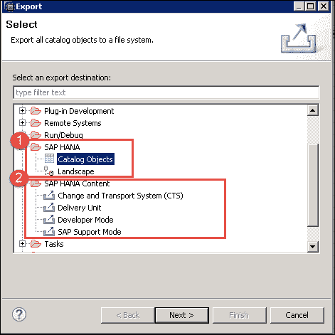 SAP HANA Import and Export Tutorial