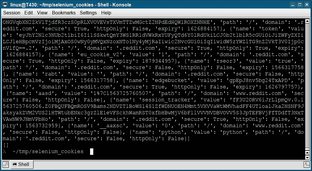 selenium add delete cookies
