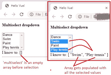 Multi-select dropdown