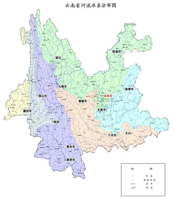 澜沧江地图位置图片