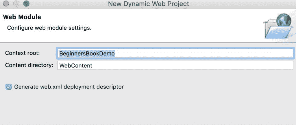 Generate web xml