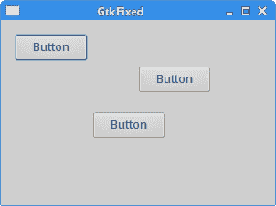 GtkFixed container