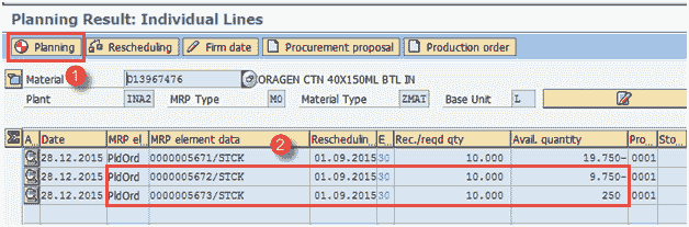 SAP MRP (Material Requirement Planning) Tutorial: MD01, MD02, MD04