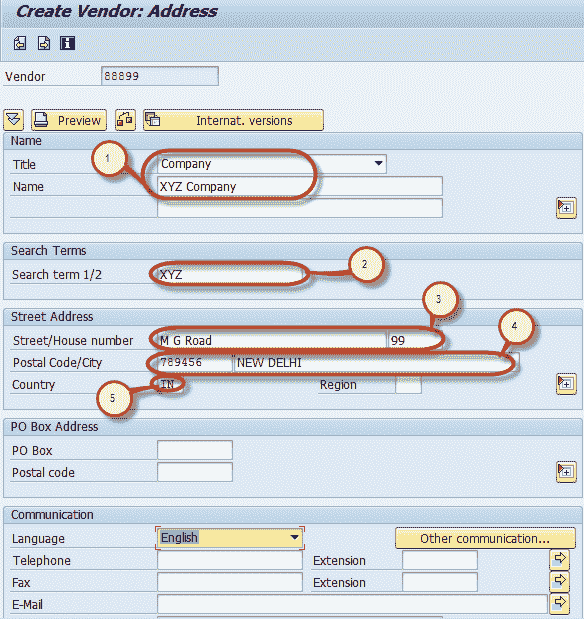 Step by Step Guide to Create Vendor Master Data in SAP