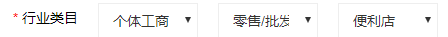 *行業類目*:
